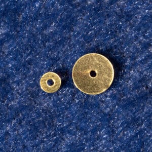 Lochplättchen 925 Silber *vergoldet* Ø 3 – 6 mm 10 Stück