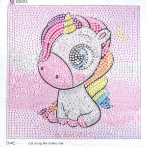 Diamond Painting craft set unicorn 15x15cm