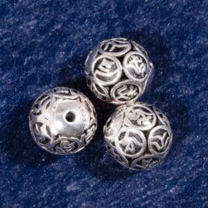 Silberperle 925 Silber „Symbol“ Ø 10mm 1x