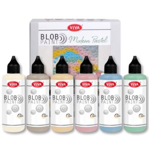 Blob Paint 6-teiliges Farb-Set „Modern Pastel“ 6x 90 ml