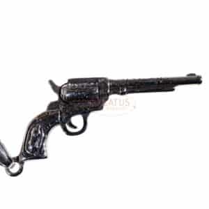 Edelstahlanhänger « Revolver » 50x14mm, 1 Stück