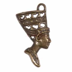 Metallanhänger „Pharao“ 39x18mm Farbauswahl, 1 Stück